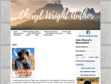 Tablet Screenshot of cheryl-wright.com